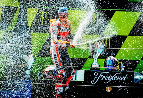 Catalunya GP Motogp. Marc Marquez, zespół Repsol Honda. — Zdjęcie stockowe