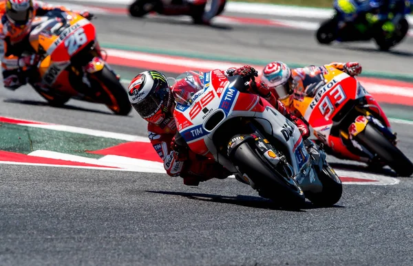 GP CATALUNYA MOTOGP. JORGE LORENZO, TEAM DUCATI — Stock Photo, Image