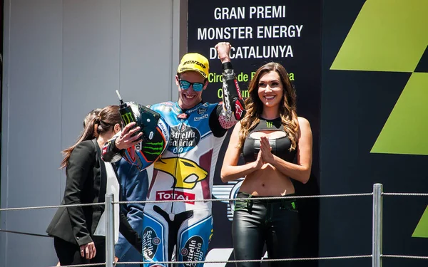 GP Catalunya Motogp. Moto 2 Rider Alex Marquez — Stockfoto