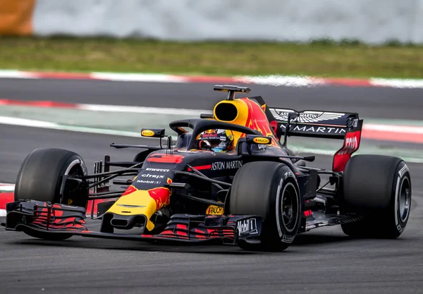 Barcelone Espagne Février 2018 Daniel Ricciardo Lors Des Essais Formule — Photo