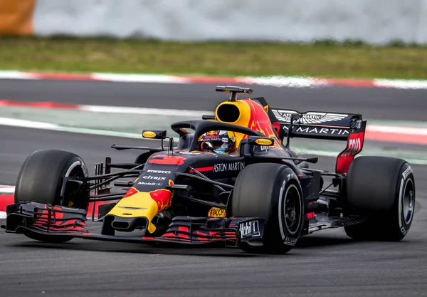 Barcelona Spagna Febbraio 2018 Daniel Ricciardo Durante Test Days Formula — Foto Stock