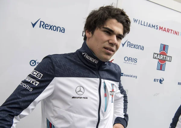 Barcelona Spanien Februari 2018 Lance Stroll Formula One Test Dagarna — Stockfoto