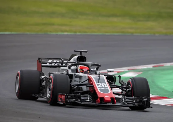 Barcelona Španělsko Března 2018 Kevin Magnussen Během Dní Formule Jedna — Stock fotografie