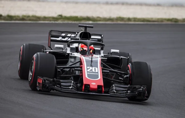 Barcelona Španělsko Března 2018 Kevin Magnussen Během Dní Formule Jedna — Stock fotografie