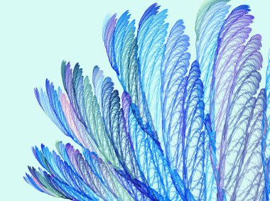 Soyut fraktal bilgisayar tarafından oluşturulan görüntü. resimde. ile arka plan ayaz bir desen