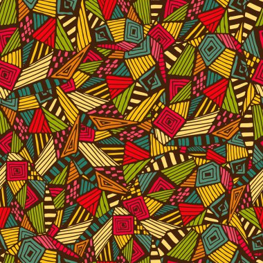 Geometrik etnik desen