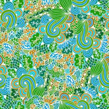 Vektör çiçek deseni. Sorunsuz botanik doku.