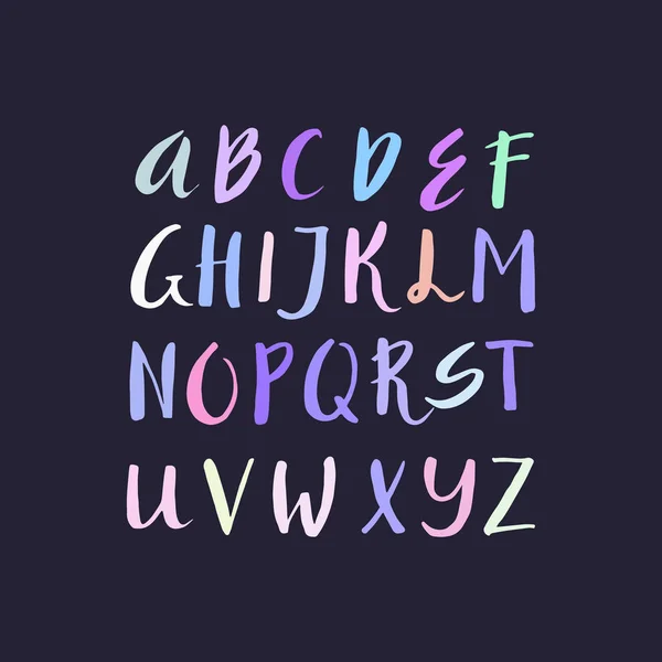 Unieke vector alfabet. — Stockvector