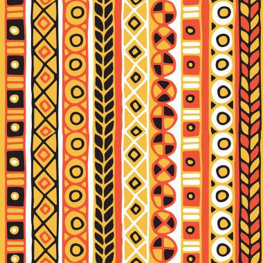 Etnik köken seamless modeli. Boho tarzı. Etnik duvar kağıdı. Kabile sanat baskı. Eski soyut kenarlıkları arka plan dokusu