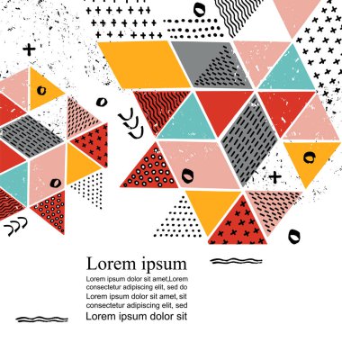 Farklı renkli üçgen