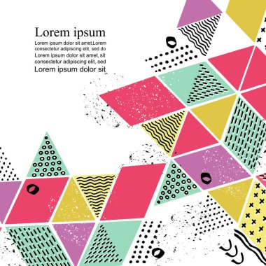 Farklı renkli üçgen