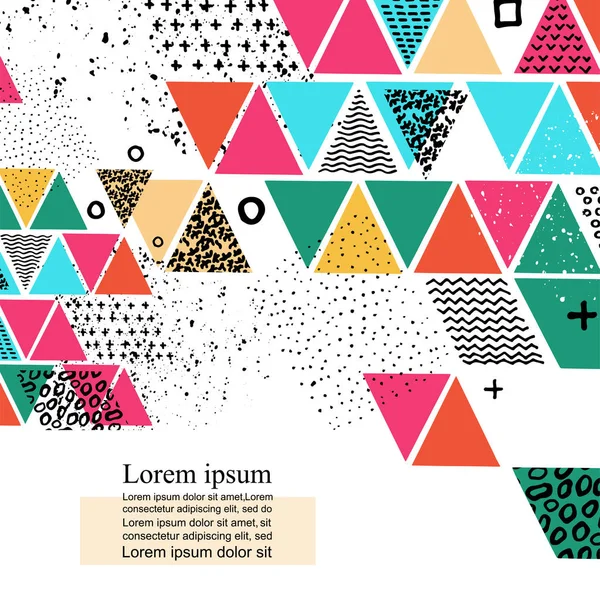 Verschillende gekleurde driehoeken — Stockfoto