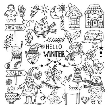 Mutlu Noel simgeler kümesi