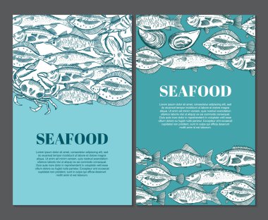 Deniz ürünleri tasarım. Form stili