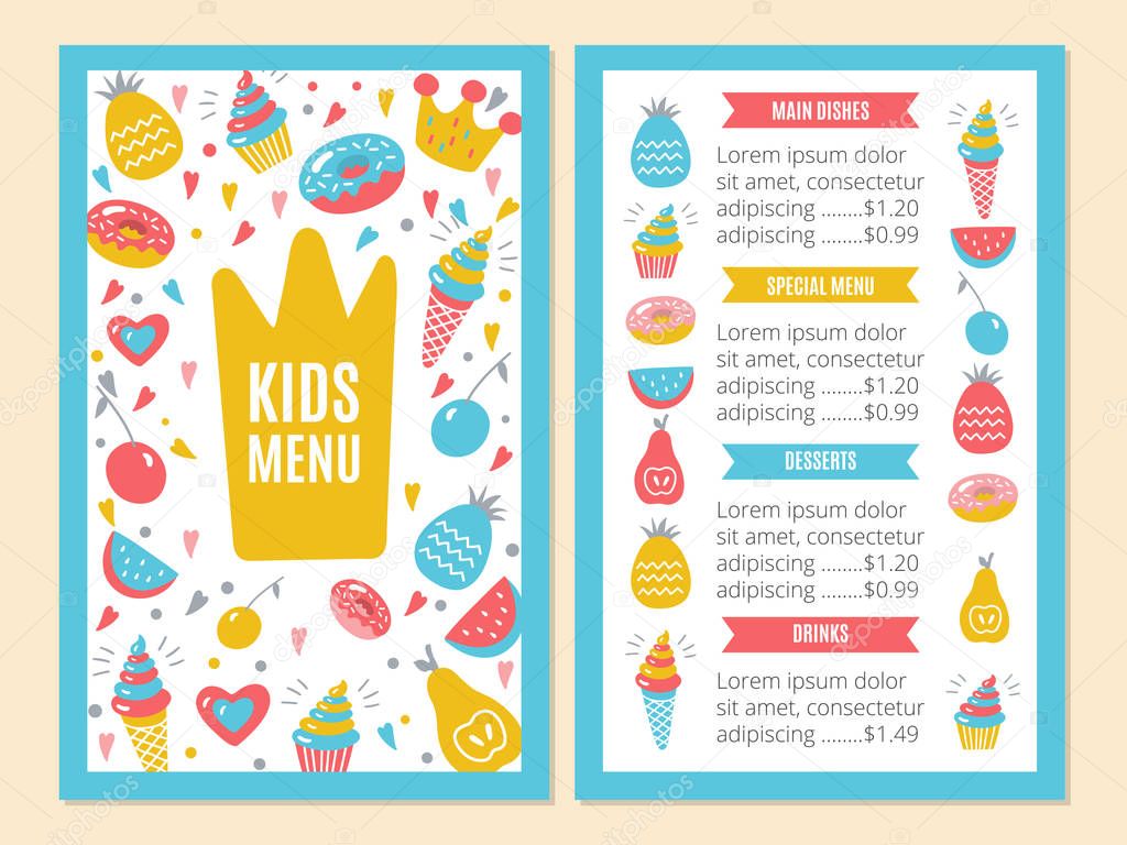 Fun Menu Templates