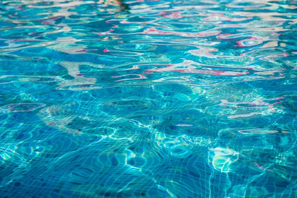 Superficie del agua del fondo de la piscina —  Fotos de Stock