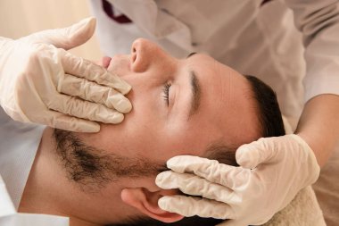 Hasta tedavi güzellik Kliniği için hazırlayın