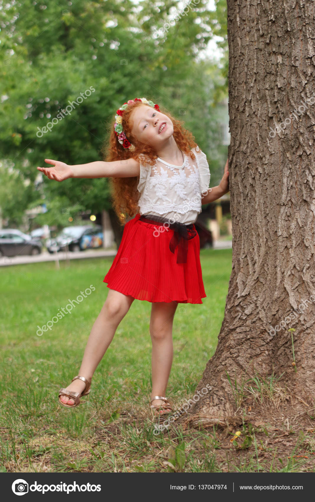 A cute young girl posing - Free Stock Photo by Benjamin Miller on  Stockvault.net