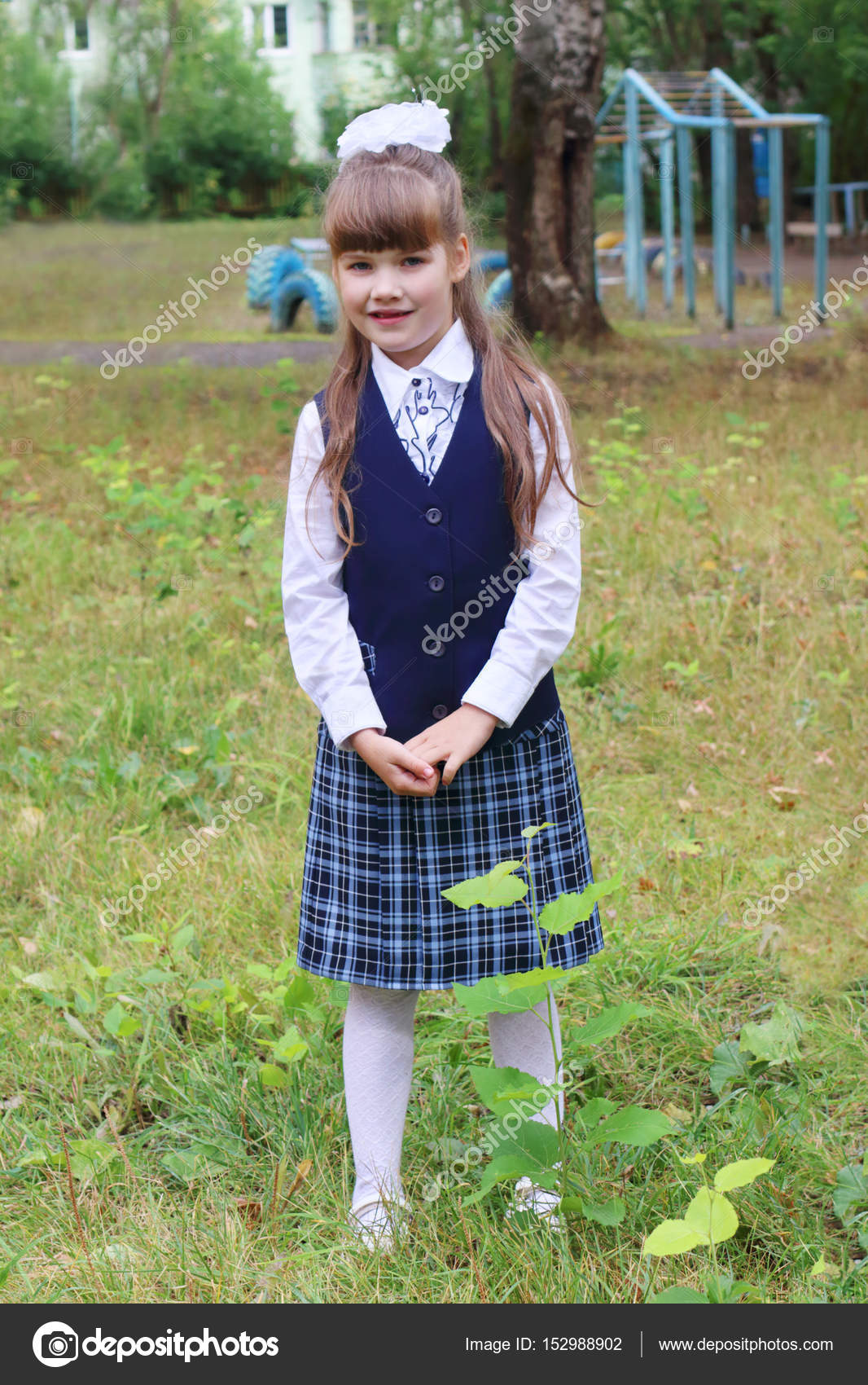 Cute Schoolgirl In Uniform