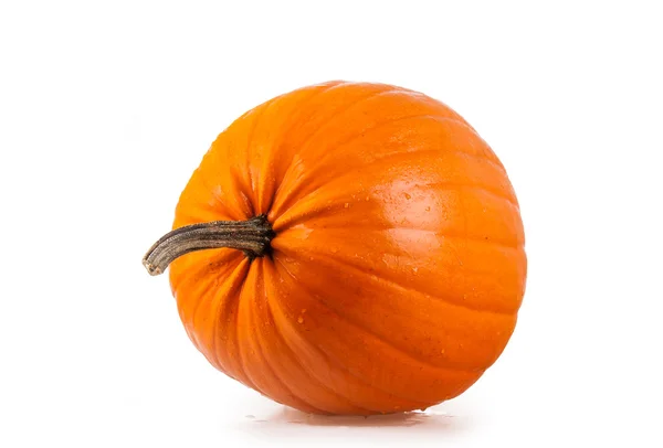 Halloween pumpkin on a wooden table — Stock Photo, Image