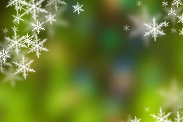 Christmas background with snowflakes — Stock Photo, Image