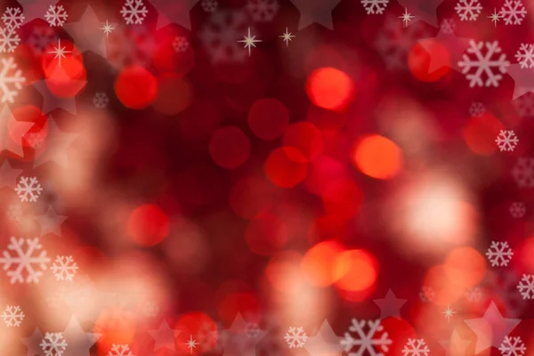 Decorazione natalizia su sfondo astratto — Foto Stock