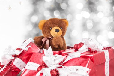 Noel Hediyelik Noel zemin üzerine