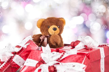 Noel Hediyelik Noel zemin üzerine