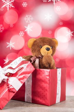 Noel Hediyelik Noel zemin üzerine