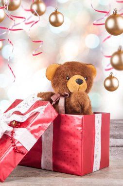 Noel Hediyelik Noel zemin üzerine