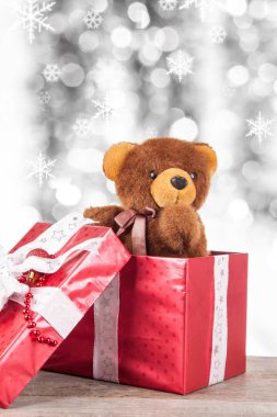 Noel Hediyelik Noel zemin üzerine