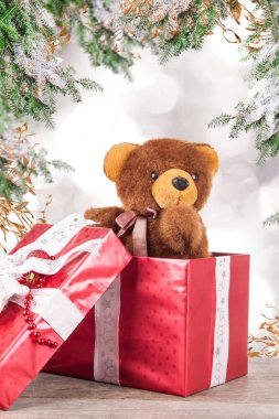 Noel Hediyelik Noel zemin üzerine