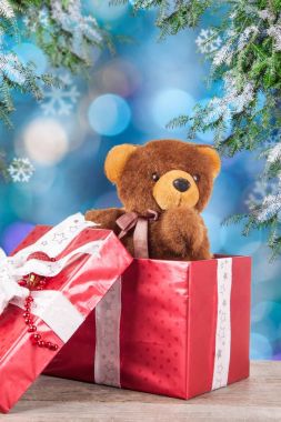 Noel Hediyelik Noel zemin üzerine