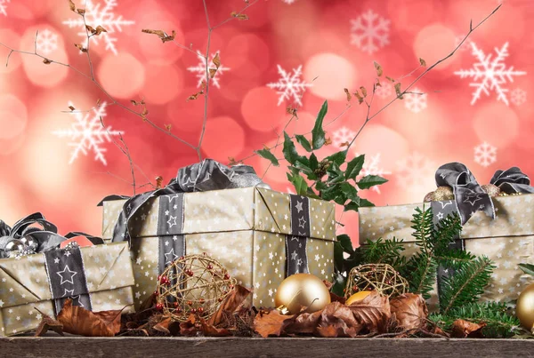 Christmas Gift Christmas Background — Stock Photo, Image