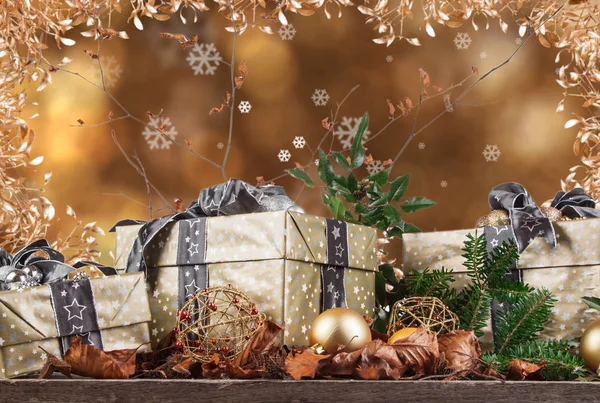 Christmas Gift Christmas Background — Stock Photo, Image