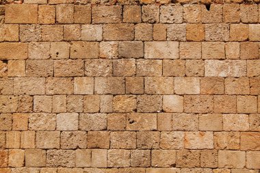 Taş duvar kireçtaşı blokları yapılan