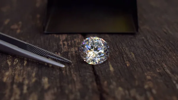 Gemme Joaillerieest Vrai Diamant Rare Luxueux Cher — Photo