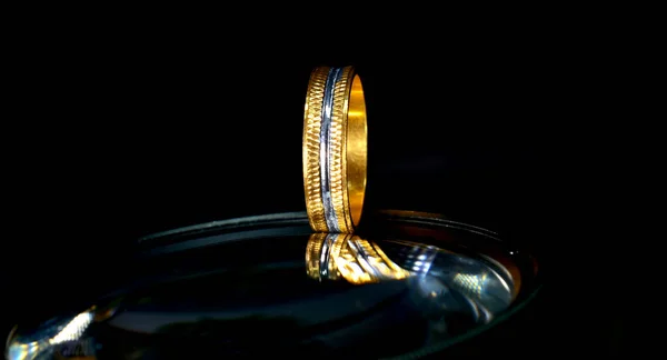 Diamanten Ring Luxe Trouwring Duur — Stockfoto
