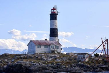 Race Rocks Lighthouse, Victoria British Columbia, clipart