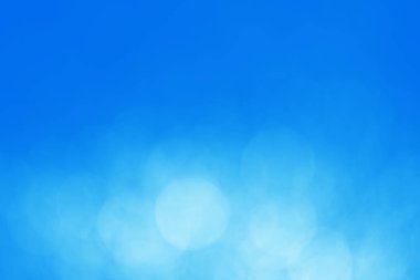 Mavi bokeh soyut. Mavi arkaplanda ışıklar.