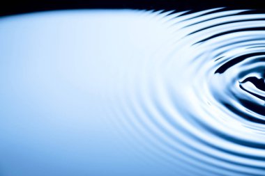 Kopyalama alanı olan bulanık su damlası görüntüsü.