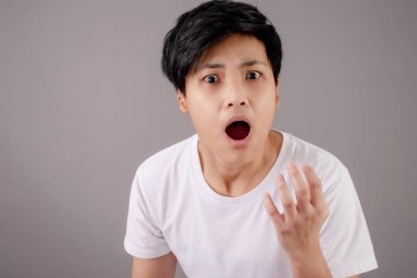 Asian people are shocked and surprised