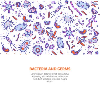 bakteri pankartı karesi