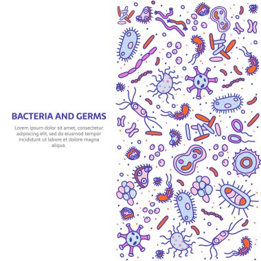 bakteri pankartı karesi