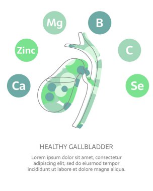 Soyut safra kesesi pankartı
