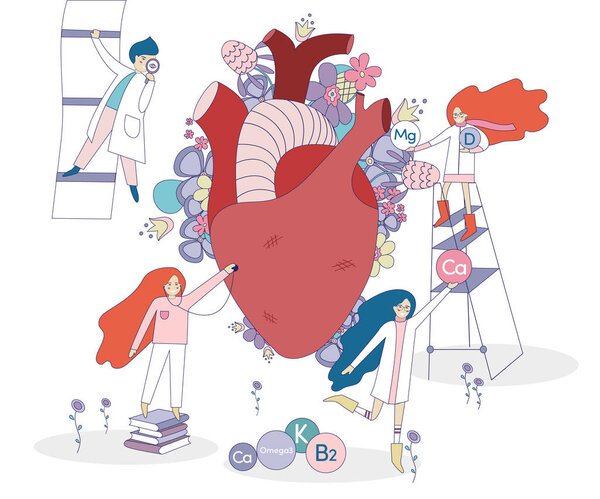 healthy heart and doctors