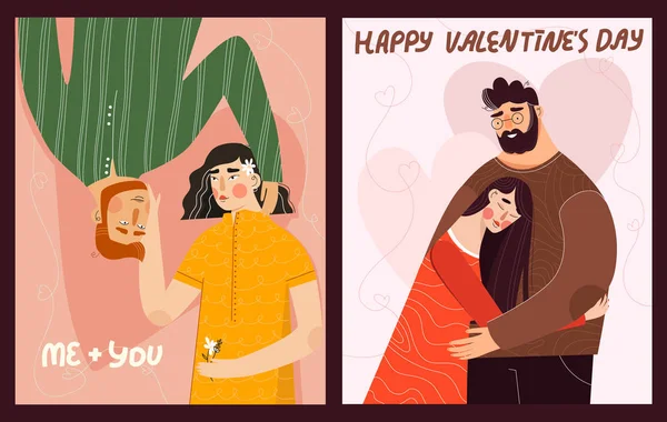 Boldog Valentin napot! — Stock Vector