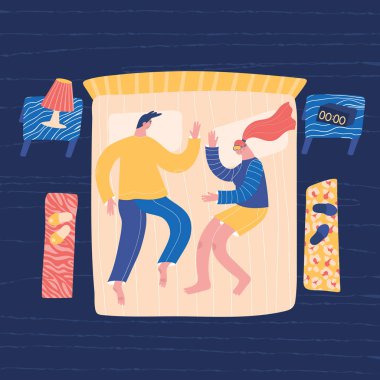 uyku pozisyonu 2 charakters