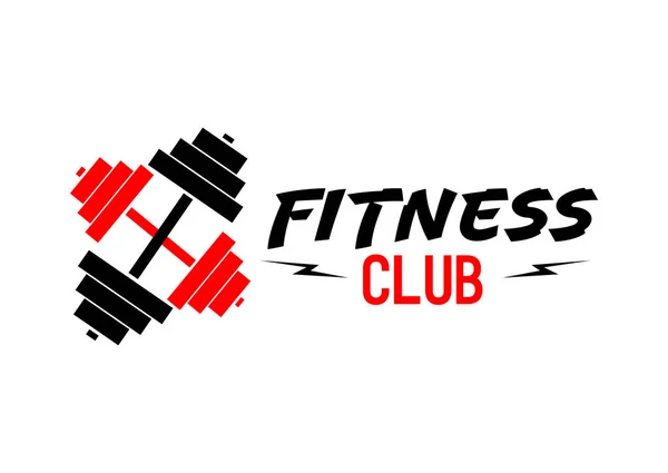 Fitness Siłownia Wzór Projektu Logo Symbol Klubu Sportowego Ilustracja Wektor — Wektor stockowy