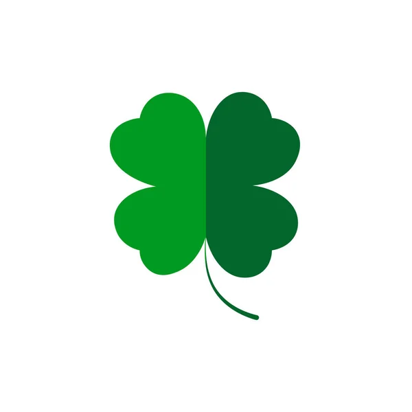 Clover图标 Patricks Day符号 图形设计模板 矢量插图 — 图库矢量图片